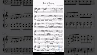 Boogie Woogie PIANO – Misc Traditional Tutorial Piano Sheets Score [upl. by Schonthal142]