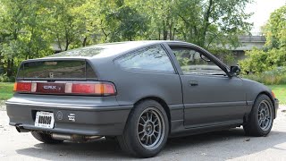 Honda CRX EF B20b  Timelapse Track Build [upl. by Ardnnaed866]