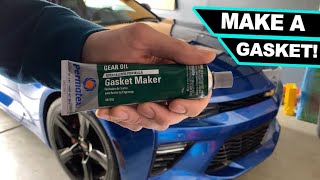 How to Make a Gasket With Permatex RTV  Toyota Dual Transfer Cases [upl. by Glassman]