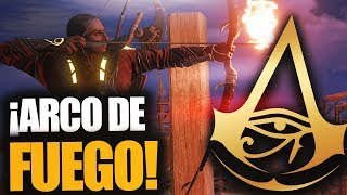 ¿CÓMO CONSEGUIR EL ARCO DE FUEGO  Assassins Creed Origins  RAFITI [upl. by Asle882]