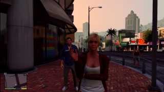 GTA 5  Tracey Smoking [upl. by Dnalevelc524]