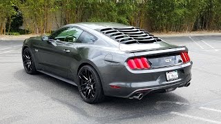 Rear Window Louver Installation 2015 2016 Mustang GT [upl. by Oijres]