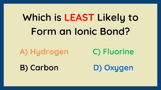 Carbon Fluorine and Francium  Electronegativity and Polarity [upl. by Ellemrac]