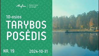 Alytaus miesto savivaldybės 10 tarybos 19 posėdis 20241031 Tiesioginis srautas [upl. by Vincenz668]