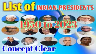 list of all president of India 1947 to 2023  Indian President list  President of India [upl. by Nylitak166]