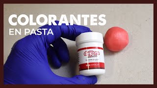 CÓMO USAR COLORANTES COMESTIBLES EN PASTA  Dekora  Pastelería y Cake Design [upl. by Eceirtal]