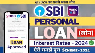 SBI Loan Apply Online 2024  SBI Personal Loan Interest Rates 2024  SBI Personal Loan  SBI Loan [upl. by Annairda189]