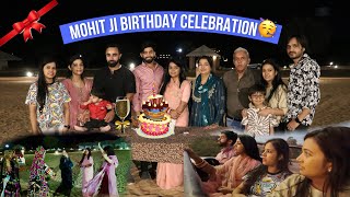 Mohit ji birthday celebration🎉  jeep sfari me dare sb car me sb fas ke kyu gye kachhawahahouse [upl. by Haiacim]