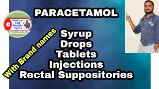 Paracetamol in children syrup  drops tablets injections IM ampIV suppositories  DrGurukumar [upl. by Perkoff]