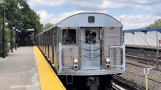 IND Rockaway R46 R179 amp R211A A and S trains  R19 amp R32  Aqueduct  N Conduit Avenue [upl. by Llehsor]