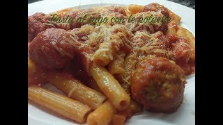 Pasta al sugo con le polpette [upl. by Sidalg333]