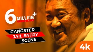 Gangster Jail Entry Scene 4K60fps  Donlee  TheGangster TheCop TheDevil Movie  Saaho Bgm [upl. by Jair]