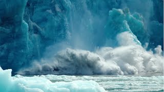 Huge Dawes Glacier Calving  Alaska  Lindblad Expeditions [upl. by Gut203]