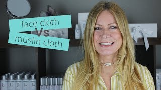 FACE CLOTH VS MUSLIN CLOTH FOR YOUR FACE  which should you use in your skin care routine [upl. by Dorolice]