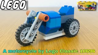 Lego Classic 10696 assembling to a motorcycle 186 [upl. by Aldercy]