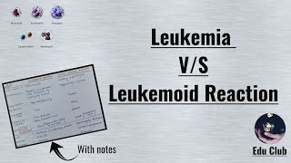 Leukemoid Reaction vs CML Leukemia  Systemic Pathology [upl. by Dnomaid]