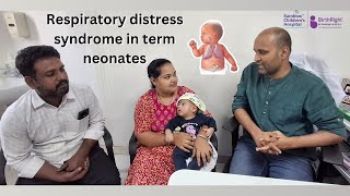 Respiratory distress syndrome in term neonates [upl. by Coad424]