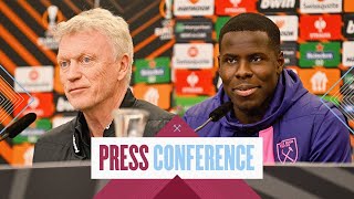 “We are confident in our abilities”  Moyes amp Zouma Press Conference  Bayer Leverkusen v West Ham [upl. by Aline]