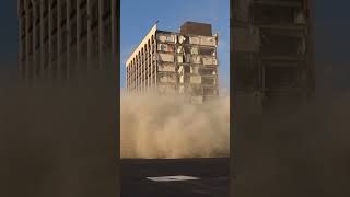 Clarion Hotel Demolition that is taking place on Reynolds Road in South Toledo demolition [upl. by Eb]