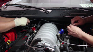 Insane Power Dodge Challenger Nitrous Kit Install [upl. by Zabrine]