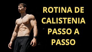 Calistenia Para Iniciantes  Rotina De Corpo Inteiro passo a passo [upl. by Yur]