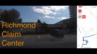 Richmond Claim Center No1  Road Test Practice Route [upl. by Atikehs539]