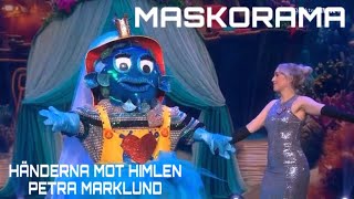 Gladfisken amp Margaret Berger sing “Händerna mot himlen” by Petra Marklund  MASKORAMA SEASON 5 EP 5 [upl. by Acinomaj]