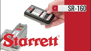 Starrett SR160  Surface Roughness Tester product video presentation [upl. by Berkman]