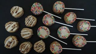 cinnamon mini cookie bites lollypops [upl. by Ruzich360]