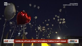 Funerali Santo Romano applausi lacrime e tanta rabbia  Ore 14 del 07112024 [upl. by Grube]