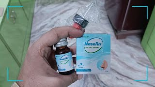 🔴Naselin Nasal Drops 10ml  Oxymetazoline Hydrochloride Nasal Solution IP Relief From Blocked Nose [upl. by Nodnek]