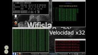 Hackear Wifi para sacar tu propia clave WEP con Wifislax [upl. by Elish]