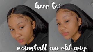 How to RE Install Frontal Wigs for Beginners  VERY DETAILED  Cheyenne V [upl. by Garrick]