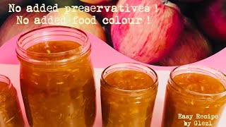 HOMEMADE APPLE JAM  Easy Recipe by Glezl [upl. by Nailluj]