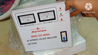 stabilizer matsunaga SVC 3000 VA [upl. by Odyssey]