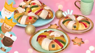 👑 Mini ROSCA de REYES para negocio🤴🏻🤴🏽🤴🏿8 Roscas de reyes CON UNA RECETA CASERA SIN BATIDORA [upl. by Rolyks]