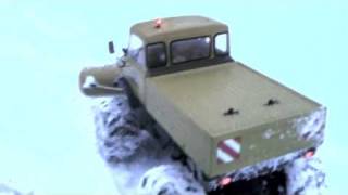 RC Unimog mit Schneefräse 2 Test [upl. by Sanfo326]