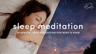 Guided Sleep Meditation amp Deep Relaxation 🌙 [upl. by Egoreg]