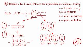 Binomial Distribution EXPLAINED with Examples [upl. by Mackintosh501]