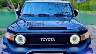 Toyota FJ cruiser engine oil change [upl. by Honniball853]