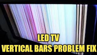 LED TV Repair Tutorial  Common Symptoms amp Solution  How to fix vertical bars on Led TV [upl. by Melicent11]