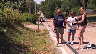 Chaumiere neighborhood residents overjoyed at city project to install sidewalks [upl. by Jorry]