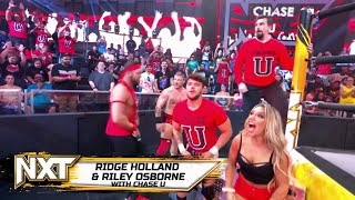 Ridge Holland amp Riley Osborne Entrance  WWE NXT May 14 2024 [upl. by Enoob]