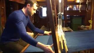 Hand Weaving on an 18thCentury Loom [upl. by Florin]