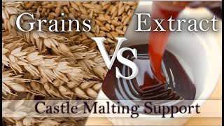 AllGrain Vs Extract Brewing  Castle Malting Support [upl. by Urania]