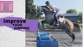 Horse Riding Position Review  Improve your Jumping [upl. by Reinar]