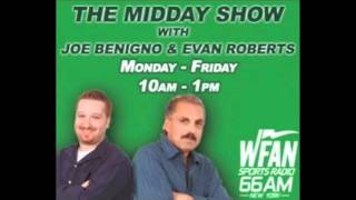 PT 2 BENIGNO AND ROBERTS EPIC JETS RANT 122208 WFAN 660AM NEW YORK [upl. by Ulita881]