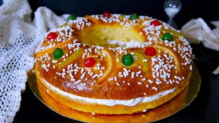 CIAMBELLA DEI RE MAGI I Roscòn de Reyes I RICETTA PER LEPIFANIA [upl. by Ardiedak535]