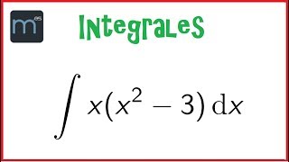 Cálculo de una integral indefinida sencilla [upl. by Ahtekal]