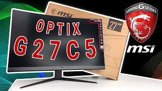 MSI Optix G27C5 Curved Gaming Monitor [upl. by Nutsud]